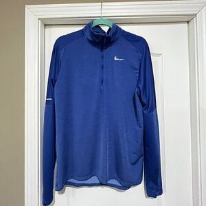 Mens Nike Running Reflective 1/4 Quarter Zip Over